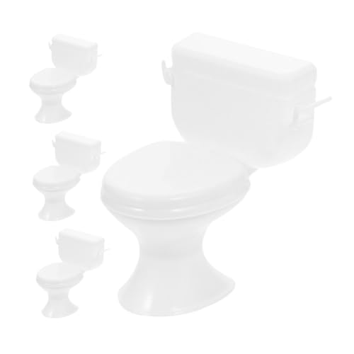 LABRIMP 4 Stück Teiliges Mini Toiletten Kuchen Dekor aus Robustem Material Farbecht und Schnell Anzubringen Kreative Puppenhaus Badezimmer Deko für Junggesellenabschied und Party LABRIMP 4 Stück Teiliges Mini Toiletten Kuchen Dekor aus Robustem Material Farbecht und Schnell Anzubringen Kreative Puppenhaus Badezimmer Deko für Junggesellenabschied und Party von LABRIMP