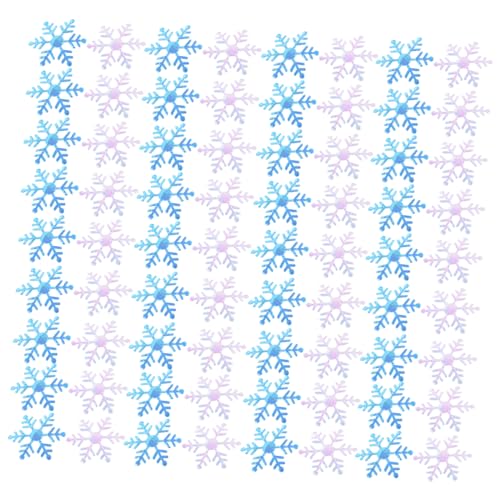 LABRIMP 400 Stk Simulations-Schneeflocken Konfetti Duschverkleidung Partystreuung Dekor Weihnachtsschneeflocke Simulation Schneeflocke Hochzeit schmücken Zubehör Plastik von LABRIMP