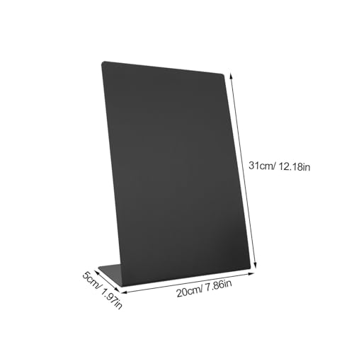 LABRIMP 5 Stück Teiliges Acryl Tischschild Blanko Robuste Acryl Preisschilder für Hochzeit Party Restaurant Elegante DIY Tafeln für Tischnummern und Menüanzeigen von LABRIMP