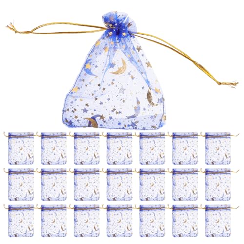 LABRIMP 50 Stück Organzabeutel mit Zugband Dekorative Geschenktüten für Schmuck Süßigkeiten und Feines Netzmaterial LABRIMP 50 Stück Organzabeutel mit Zugband Dekorative Geschenktüten für Schmuck Süßigkeiten und Feines Netzmaterial von LABRIMP