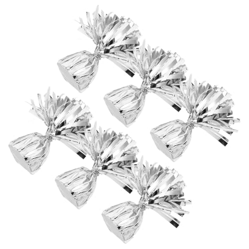 LABRIMP 6 Stück Ballonbeschwerer Silber für Heliumballons Dekorative Ballongewichte für Hochzeit Geburtstag Party und Outdoor Feste Design für Vielseitige Feierlichkeiten LABRIMP 6 Stück Ballonbeschwerer Silber für Heliumballons Dekorative Ballongewichte für Hochzeit Geburtstag Party und Outdoor Feste Design für Vielseitige Feierlichkeiten von LABRIMP