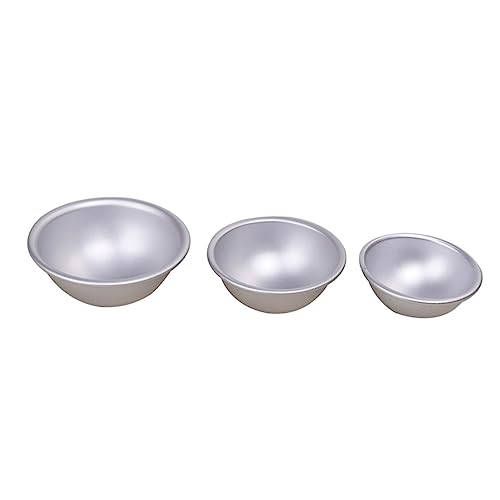 LABRIMP 6 Stück Teiliges Aluminium Badebombenformen Halbkugel Bade Salz Mold für Diy Seifenherstellung für Kuchen Pudding und Backen LABRIMP 6 Stück Teiliges Aluminium Badebombenformen Halbkugel Bade Salz Mold für Diy Seifenherstellung für Kuchen Pudding und Backen von LABRIMP