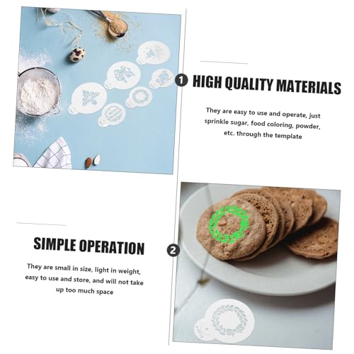 LABRIMP 6 Stück Teiliges Kaffee Dekorations Schablonen Wiederverwendbare Vorlagen Vielseitig für Kuchen Mousse Cupcakes und Latte Art Leicht Präzise Einfach zu Reinigen für Backzubehör LABRIMP 6 Stück Teiliges Kaffee Dekorations Schablonen Wiederverwendbare Vorlagen Vielseitig für Kuchen Mousse Cupcakes und Latte Art Leicht Präzise Einfach zu Reinigen für Backzubehör von LABRIMP