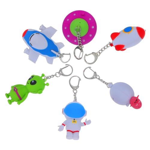 LABRIMP 6 Stück Teiliges LED taschenlampe Schlüsselanhänger mit Tiermotiven Kompakt mit Soundfunktion für Pflegepersonal und Robust als Mitgebsel und Taschenanhänger LABRIMP 6 Stück Teiliges LED taschenlampe Schlüsselanhänger mit Tiermotiven Kompakt mit Soundfunktion für Pflegepersonal und Robust als Mitgebsel und Taschenanhänger von LABRIMP