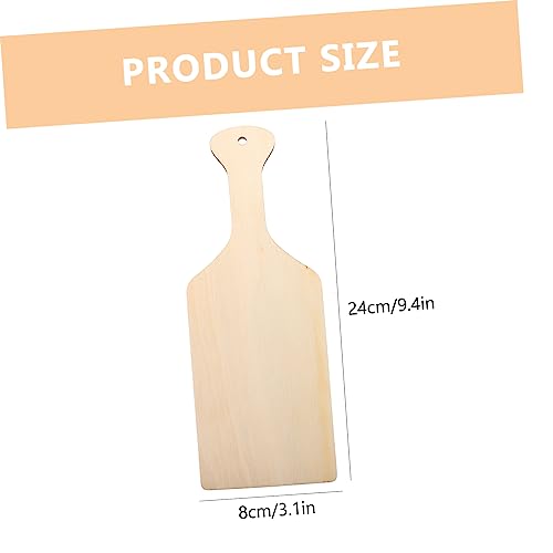 LABRIMP 6 Stück Teiliges Mini Holzbrett zum Basteln Kleine DIY Schneidebretter aus Naturbelassenem Holz zum Bemalen Gravieren und Dekorieren Leichtes Küchen und Bastelzubehör für Kreative von LABRIMP