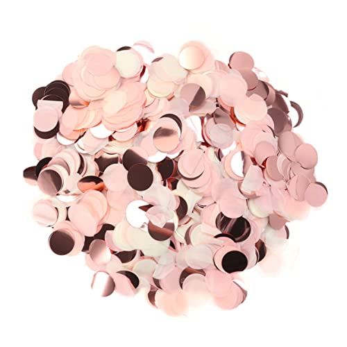 LABRIMP 6000 Stück Hochzeitskonfetti Runde Papierstückchen für Feiern ca Roségold für Hochzeiten Geburtstagsfeiern LABRIMP 6000 Stück Hochzeitskonfetti Runde Papierstückchen für Feiern ca Roségold für Hochzeiten Geburtstagsfeiern von LABRIMP