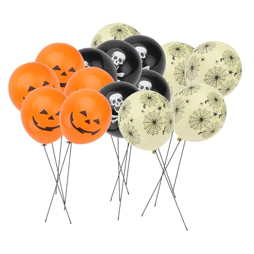 LABRIMP 60St Party-Latexballons Luftballons Spinnen Folienballons Halloween-Heliumballons buchstaben ballons Dekor Halloween-Latexballons bedruckte Latexballons Riese Film von LABRIMP