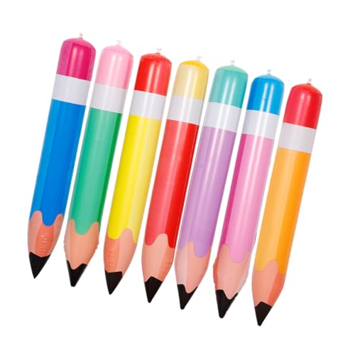 LABRIMP 7 Stück Teiliges Aufblasbare PVC Bleistifte Bunten Farben Dekoration für Schulanfang Geburtstagsfeiern und Kreative Events Leichte und Einfach Aufzuhängende Bleistiftballons LABRIMP 7 Stück Teiliges Aufblasbare PVC Bleistifte Bunten Farben Dekoration für Schulanfang Geburtstagsfeiern und Kreative Events Leichte und Einfach Aufzuhängende Bleistiftballons von LABRIMP