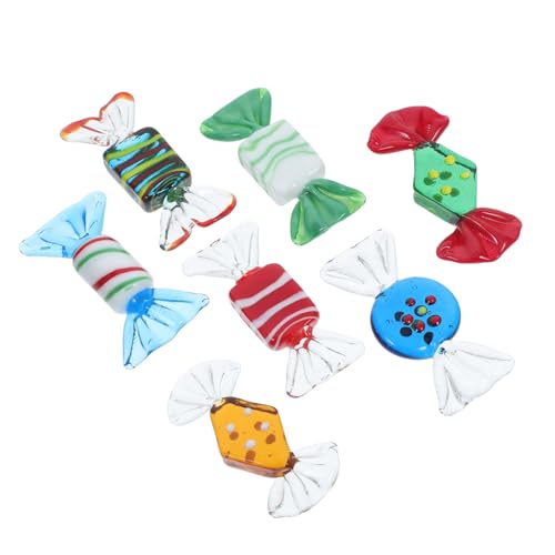 LABRIMP 7 Stück Teiliges Candy Ornament Set aus Glas Bunte Handgefertigte Dekorationen für Weihnachtsbaum Festliche Party und Hochzeitstischdeko Farbenfrohe Verspielte Wohnaccessoires LABRIMP 7 Stück Teiliges Candy Ornament Set aus Glas Bunte Handgefertigte Dekorationen für Weihnachtsbaum Festliche Party und Hochzeitstischdeko Farbenfrohe Verspielte Wohnaccessoires von LABRIMP