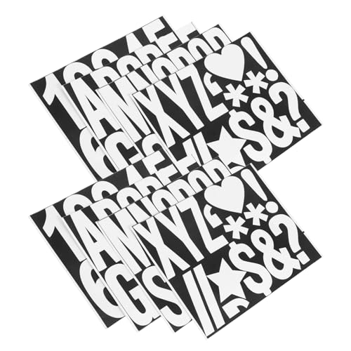 LABRIMP 8 Blatt Praktische Aufkleber für Mülleimer Teiliges mit Individuellen Buchstaben und Zahlen Stilvolle und Funktionale Adressbeschriftungen für Mülltonnen und Andere Gegenstände LABRIMP 8 Blatt Praktische Aufkleber für Mülleimer Teiliges mit Individuellen Buchstaben und Zahlen Stilvolle und Funktionale Adressbeschriftungen für Mülltonnen und Andere Gegenstände von LABRIMP