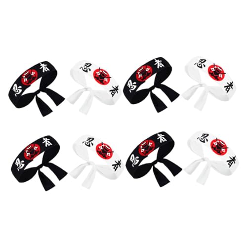 LABRIMP Kostüm Damen 8-teiliges Japanisches Karate-stirnband-set Sushi-koch Bandana Japanisches Kostüm für Frauen Kochmütze Sonnenhut Vielseitig Einsetzbar LABRIMP Kostüm Damen 8-teiliges Japanisches Karate-stirnband-set Sushi-koch Bandana Japanisches Kostüm für Frauen Kochmütze Sonnenhut Vielseitig Einsetzbar von LABRIMP