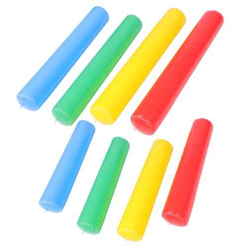 LABRIMP 8 Stück Inflatable Cheering Sticks aus PVC Wiederverwendbare Klatschstäbe für Partys und Kindergarten Leicht und Tragbar für Spiele und Outdoor Aktivitäten von LABRIMP