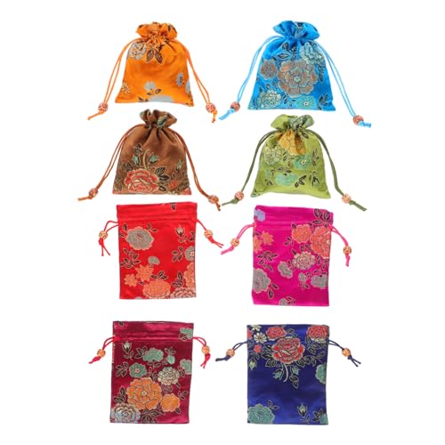 LABRIMP 8 Stück Tragbare Stofftaschen für Schmuck Kosmetik und Hochzeitsgeschenke Praktische Aufbewahrung für Besondere Anlässe LABRIMP 8 Stück Tragbare Stofftaschen für Schmuck Kosmetik und Hochzeitsgeschenke Praktische Aufbewahrung für Besondere Anlässe von LABRIMP
