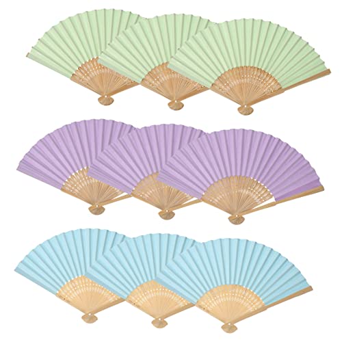 LABRIMP 9 Stück Teiliges Set Faltbare Handfächer aus Papier und Leichte Diy Malfächer für Handliche Performance Fächer für Basteln Bühnenauftritte und Dekoration Zuhause LABRIMP 9 Stück Teiliges Set Faltbare Handfächer aus Papier und Leichte Diy Malfächer für Handliche Performance Fächer für Basteln Bühnenauftritte und Dekoration Zuhause von LABRIMP