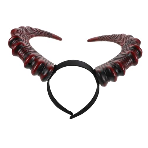 LABRIMP Antilopenhörner Stirnband Für Halloween Cosplay-accessoire Dämonenhörner-kopfbedeckung Kostüm-haarreif Party-stirnband Aus Hörnern Für Geburtstagsfeiern von LABRIMP
