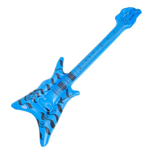 LABRIMP Aufblasbare Gitarre Kreatives Party für Disco und Musikveranstaltungen Leichte und Sichere Deko für Erwachsene und Geschenkidee für Rock Fans Zufällige Farbe Zufällige Farbe von LABRIMP