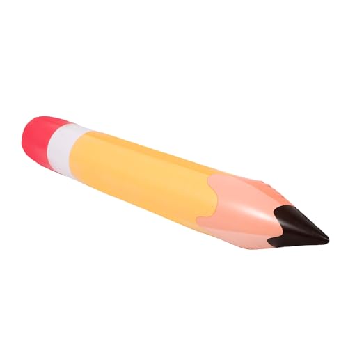 LABRIMP Aufblasbarer Großer Bleistiftballon PVC Farbenfroher Dekoballon für Schulanfang Party Fotorequisite und Raumdekoration Einfach zu Verwenden Lebendig und Praktisch LABRIMP Aufblasbarer Großer Bleistiftballon PVC Farbenfroher Dekoballon für Schulanfang Party Fotorequisite und Raumdekoration Einfach zu Verwenden Lebendig und Praktisch von LABRIMP