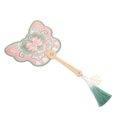 LABRIMP Chinesischer Handfächer mit Besticktem Lotus Tragbarer Faltbarer Fächer für Festivals Hochzeiten und Kulturelle Veranstaltungen Handgefertigte Kunstfertigkeit Leicht LABRIMP Chinesischer Handfächer mit Besticktem Lotus Tragbarer Faltbarer Fächer für Festivals Hochzeiten und Kulturelle Veranstaltungen Handgefertigte Kunstfertigkeit Leicht von LABRIMP