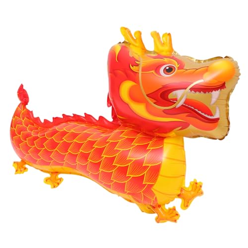LABRIMP Deko Ballon Drache für Neujahr Roter Drachenballon für Kindergeburtstag Tragbar Leicht und Wiederverwendbar Partydekoration für Festlichkeiten Hochwertige Langlebige Materialien LABRIMP Deko Ballon Drache für Neujahr Roter Drachenballon für Kindergeburtstag Tragbar Leicht und Wiederverwendbar Partydekoration für Festlichkeiten Hochwertige Langlebige Materialien von LABRIMP
