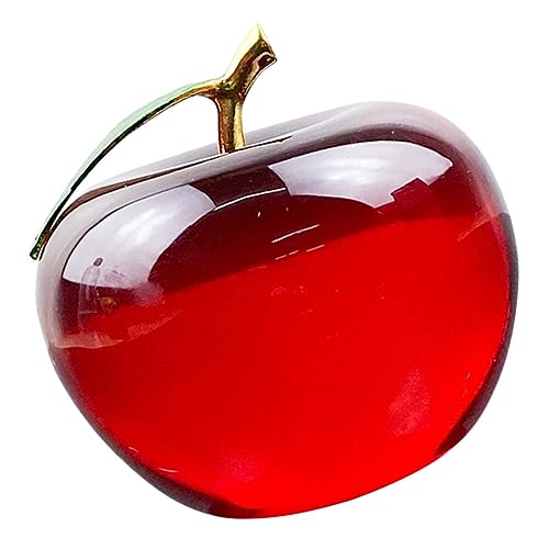 LABRIMP Dekoratives Kristall-apfel-ornament Elegante Tischdekoration Lifelike Design Für Wohnzimmer Und Büro Perfektes Zu Feiertagen Stabil Und Bruchsicher LABRIMP Dekoratives Kristall-apfel-ornament Elegante Tischdekoration Lifelike Design Für Wohnzimmer Und Büro Perfektes Zu Feiertagen Stabil Und Bruchsicher von LABRIMP