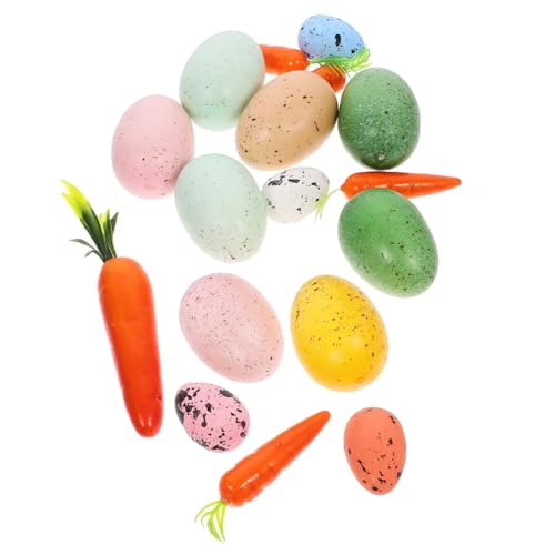 LABRIMP Easter Foams Eggs Teilig Miniatur Ostereier Karotten Dekoration Osterdekoration für Zuhause und Partys Realistische Schaumstoff Accessoires für Kinderzimmer und Essbereich LABRIMP Easter Foams Eggs Teilig Miniatur Ostereier Karotten Dekoration Osterdekoration für Zuhause und Partys Realistische Schaumstoff Accessoires für Kinderzimmer und Essbereich von LABRIMP