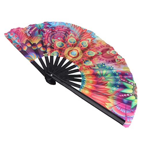LABRIMP Eleganter Vintage Stil Faltfächer aus Chinesischer Handfächer für Tanz Hochzeiten und Home Dekoration Farbiges Fotorequisite und Stilvolle Deko LABRIMP Eleganter Vintage Stil Faltfächer aus Chinesischer Handfächer für Tanz Hochzeiten und Home Dekoration Farbiges Fotorequisite und Stilvolle Deko von LABRIMP