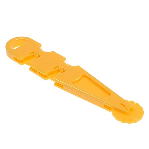 LABRIMP Fondant Rollschneider mit Abnehmbaren Rädern Leichtes Backwerkzeug Gelb für Fondantkuchen Zuckermasse und Marzipan Dekoration von LABRIMP