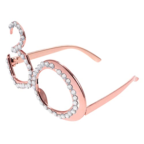 LABRIMP Geburtstagsbrille Strassverzierungen Lustige Partybrille als Fotorequisit für Geburtstagsfeiern Leicht und Komfortabel für Unvergessliche LABRIMP Geburtstagsbrille Strassverzierungen Lustige Partybrille als Fotorequisit für Geburtstagsfeiern Leicht und Komfortabel für Unvergessliche von LABRIMP