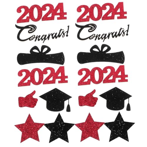 LABRIMP Graduation Konfetti Bunte Tischdeko für Abschlussfeiern Dekoration für Einladungen Scrapbooks und Diy Projekte Rote Sterne und Schwarze Doktorhüte LABRIMP Graduation Konfetti Bunte Tischdeko für Abschlussfeiern Dekoration für Einladungen Scrapbooks und Diy Projekte Rote Sterne und Schwarze Doktorhüte von LABRIMP