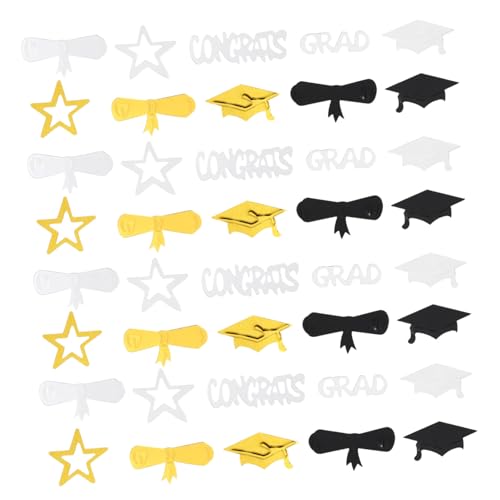 LABRIMP Graduationsparty Deko mit Plastik Pailletten Sequin Ornamente Doktorhut und Buchrollen Form Leichtes Einzigartiges Konfetti für Abschlussfeier Festliche Atmosphäre Beutel LABRIMP Graduationsparty Deko mit Plastik Pailletten Sequin Ornamente Doktorhut und Buchrollen Form Leichtes Einzigartiges Konfetti für Abschlussfeier Festliche Atmosphäre Beutel von LABRIMP