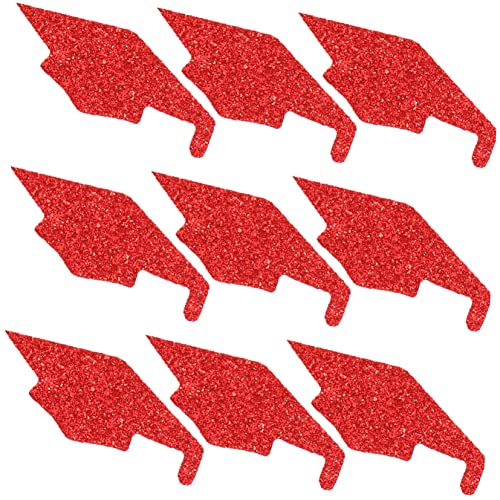 LABRIMP Graduationsparty Konfetti Rote Glitzer Doktorhut Streudeko für Tischdeko Abschlussfeier Partydekoration Foto Requisite Party Favor Tischkonfetti LABRIMP Graduationsparty Konfetti Rote Glitzer Doktorhut Streudeko für Tischdeko Abschlussfeier Partydekoration Foto Requisite Party Favor Tischkonfetti von LABRIMP