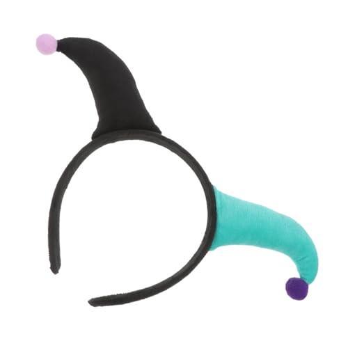LABRIMP Halloween Clown Haarreif Schwarz grün Auffälliges Karneval Kostümzubehör Bequemes Stirnband mit Clownshorn für Halloween Party Fasching Musikfestival und Cosplay LABRIMP Halloween Clown Haarreif Schwarz grün Auffälliges Karneval Kostümzubehör Bequemes Stirnband mit Clownshorn für Halloween Party Fasching Musikfestival und Cosplay von LABRIMP