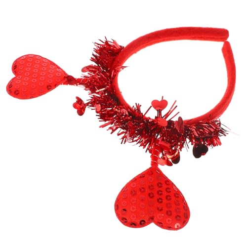 LABRIMP Valentinstag Stirnband Sparkly Heart Bopper Foto Prop Für Feiern LABRIMP Valentinstag Stirnband Sparkly Heart Bopper Foto Prop Für Feiern von LABRIMP