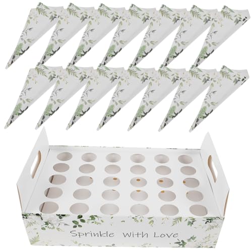 LABRIMP Hochwertiger Papierkonus Halter für Konfetti und Blütenblätter Stabiler Kegelhalter für Party Hochzeit Geburtstag Vintage Dekoration Vielseitig Einsetzbar als Geschenkbox oder LABRIMP Hochwertiger Papierkonus Halter für Konfetti und Blütenblätter Stabiler Kegelhalter für Party Hochzeit Geburtstag Vintage Dekoration Vielseitig Einsetzbar als Geschenkbox oder von LABRIMP