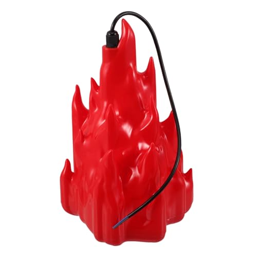 LABRIMP Künstliche Feuerlampe: Flackerndes Flammenlicht – Led-kaminlampe Mit Gemütlicher Flackernder Beleuchtung – 3d-feuer-nachtlicht Für Terrasse, Camping, Wohnung, Heimdekoration von LABRIMP