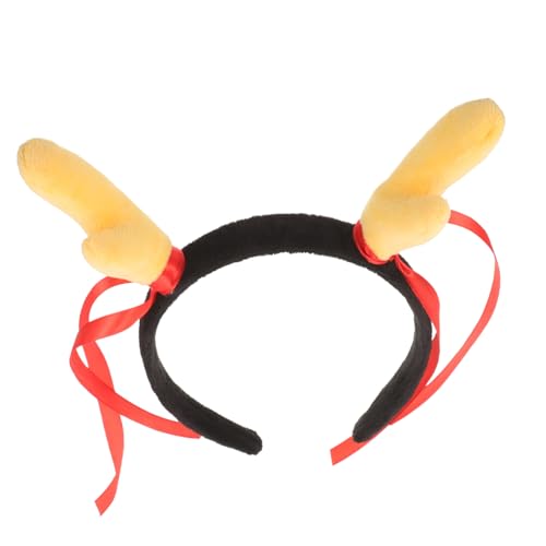 LABRIMP Leichtes Dragon Horn Stirnband für Damen Langlebig und Formbeständig für Karneval Neujahr Weihnachten und Geburtstagsfeiern Vielseitiges Haar-accessoire für Party und Alltag von LABRIMP