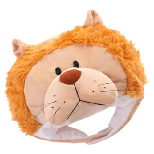 LABRIMP Lion Hat Prop Lustiger Plüsch Löwenhut für Kostümparty Fotorequisiten und Auftritte Gemütlicher und Leichter Karnevalshut für Erwachsene LABRIMP Lion Hat Prop Lustiger Plüsch Löwenhut für Kostümparty Fotorequisiten und Auftritte Gemütlicher und Leichter Karnevalshut für Erwachsene von LABRIMP