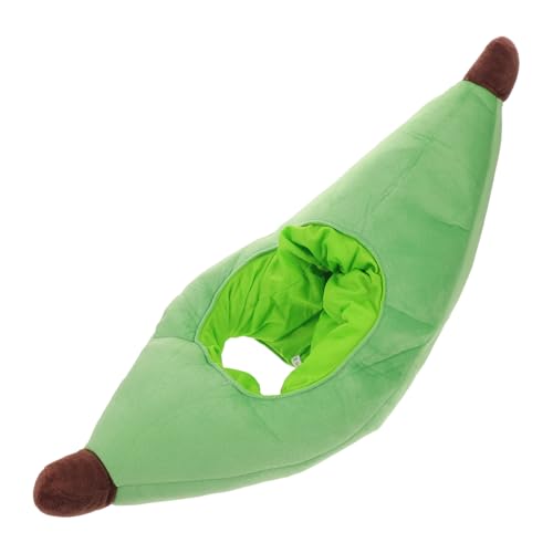 LABRIMP Lustiger Bananenpartyhut aus Weichem Material Wiederverwendbare Bananen-kostümhaube für Erwachsene Humorvolle Kopfbedeckung für Halloween Familienfeiern Cosplay und Foto-spaß von LABRIMP