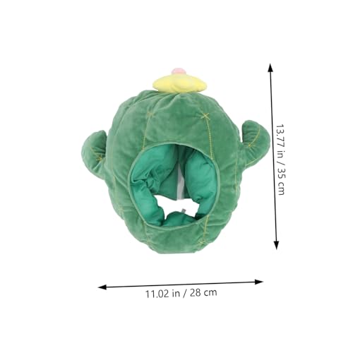 LABRIMP Lustiger Cartoon Kaktus Hut Cosplay Kopfbedeckung Weiches Plüsch Kostüm Party Requisite Unisex Kreatives von LABRIMP