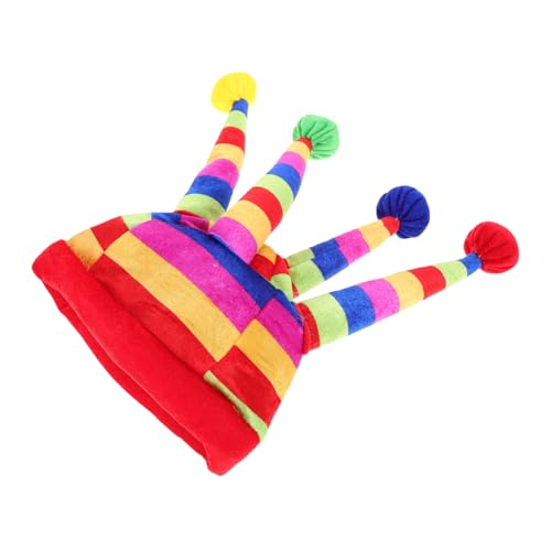 LABRIMP Lustiger Clownhut Mardi Gras Kopfband Komisch Bühnenaccessoire für Karneval Fasching Halloween Kostüm Männer von LABRIMP