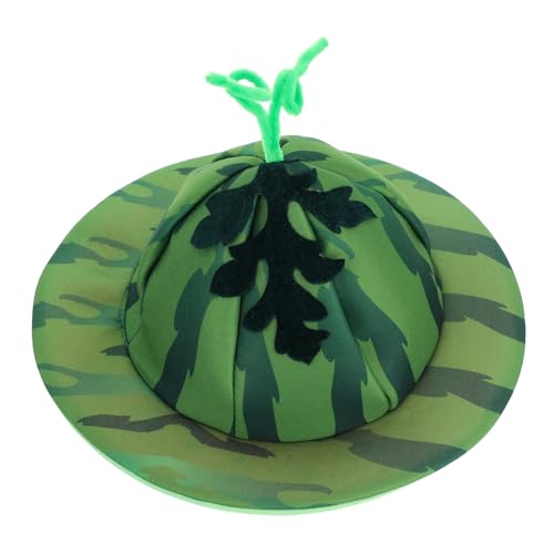 LABRIMP Lustiger Wassermelonenhut Plüschkostüm Für Kopf Party-accessoire Für Junge Mädchen Und Erwachsene Für Halloween Geburtstage Und Karneval von LABRIMP