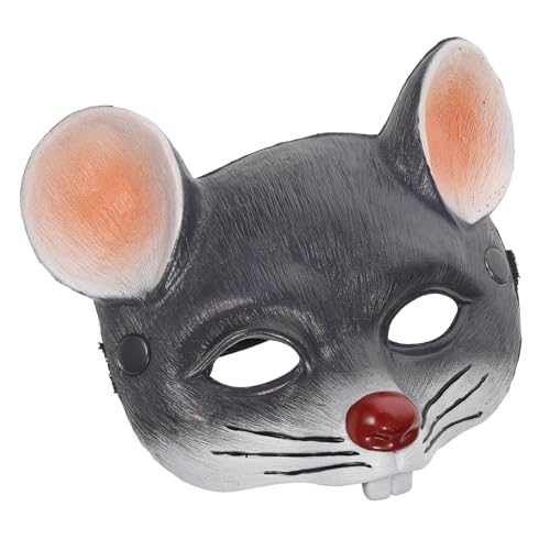 LABRIMP Mäuse Maske aus PU Schaum Tiefgrau Leichte und Halloween Party Maske für Erwachsene und Kreative Cosplay Gesichtsabdeckung für Faschingskostüme und Maskenball LABRIMP Mäuse Maske aus PU Schaum Tiefgrau Leichte und Halloween Party Maske für Erwachsene und Kreative Cosplay Gesichtsabdeckung für Faschingskostüme und Maskenball von LABRIMP