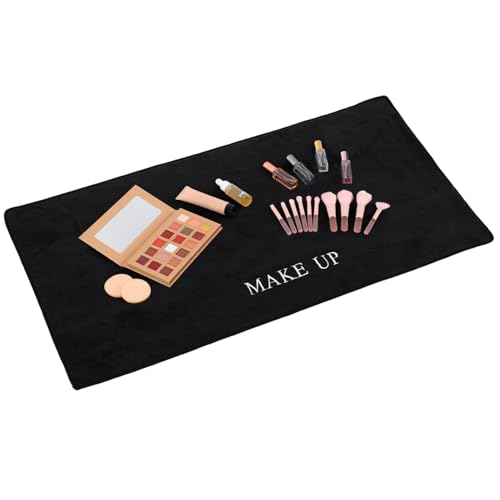 LABRIMP Make Up Tischmatte Schwarzer Rutschfester Schutz für Schminktisch und Arbeitsfläche Weiche Oberfläche Pflegeleichte Tischunterlage für Schlafzimmer und Damen LABRIMP Make Up Tischmatte Schwarzer Rutschfester Schutz für Schminktisch und Arbeitsfläche Weiche Oberfläche Pflegeleichte Tischunterlage für Schlafzimmer und Damen von LABRIMP
