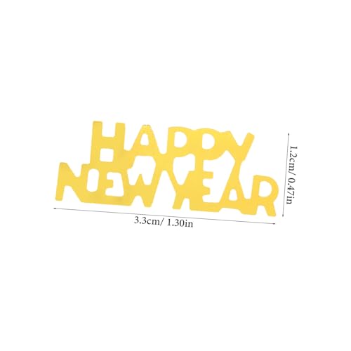 LABRIMP Neujahrs-konfetti in Gold und Silber mit Happy Year Aufdruck Bunte Tischdeko für Silvester-party Vielseitig Einsetzbare Party-deko für Festliche Jahreswechsel-feiern LABRIMP Neujahrs-konfetti in Gold und Silber mit Happy Year Aufdruck Bunte Tischdeko für Silvester-party Vielseitig Einsetzbare Party-deko für Festliche Jahreswechsel-feiern von LABRIMP