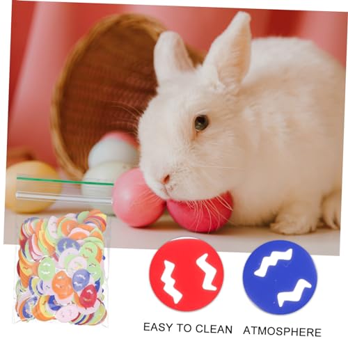 LABRIMP -Packungen Osterparty Konfetti Ei Form Bunte Tischdeko Sichere Materialien Vielseitig für Fenster Shops Partyzubehör Festliche Atmosphäre für Osterfeiern von LABRIMP
