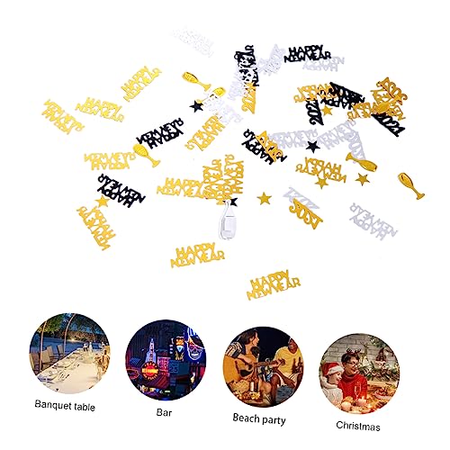 LABRIMP Packungen Pack Neujahrs Konfetti Glitzernde Party Dekoration für Feierlichkeiten für Hochzeiten und Jubiläen Leicht und Wiederverwendbar Hochwertige Streudeko Schwarz Gold und LABRIMP Packungen Pack Neujahrs Konfetti Glitzernde Party Dekoration für Feierlichkeiten für Hochzeiten und Jubiläen Leicht und Wiederverwendbar Hochwertige Streudeko Schwarz Gold und von LABRIMP