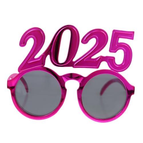 LABRIMP Runde Neujahrs-brille Partyfoto Requisiten Lustige Zahlenbrille für Silvester Feier Partydekoration Rosa LABRIMP Runde Neujahrs-brille Partyfoto Requisiten Lustige Zahlenbrille für Silvester Feier Partydekoration Rosa von LABRIMP