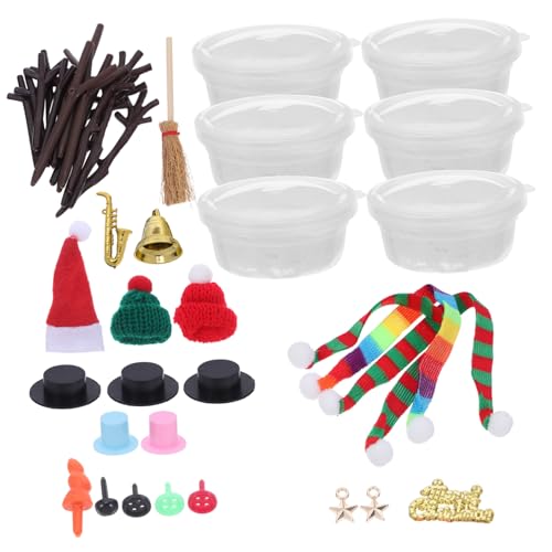 LABRIMP Teiliges DIY Schneemann Bastelset für Buntes Modelliermasse Set für Weihnachtsdeko Familienfreundliche Winterparty Bastelaktion Wiederverwendbare Schneemann Figur Festliche LABRIMP Teiliges DIY Schneemann Bastelset für Buntes Modelliermasse Set für Weihnachtsdeko Familienfreundliche Winterparty Bastelaktion Wiederverwendbare Schneemann Figur Festliche von LABRIMP