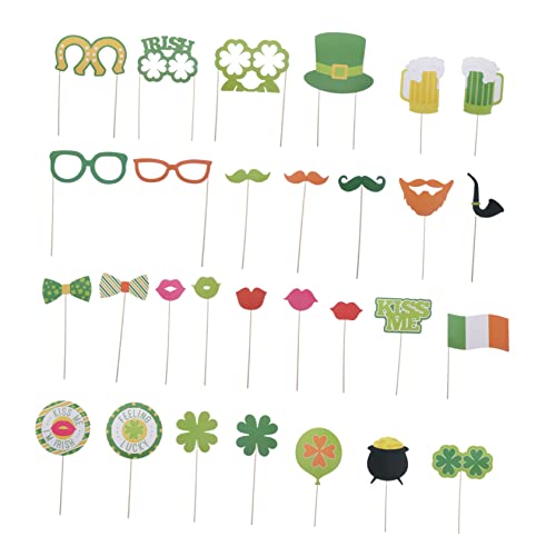 LABRIMP Teiliges Shamrock mit Lustigen Kleeblatt Partybrillen für Patrick's Day Kostüm Zubehör Fotorequisiten Auffällige Irische Feier Brillen für Damen und Herren LABRIMP Teiliges Shamrock mit Lustigen Kleeblatt Partybrillen für Patrick's Day Kostüm Zubehör Fotorequisiten Auffällige Irische Feier Brillen für Damen und Herren von LABRIMP
