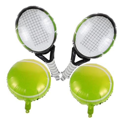 LABRIMP Tennis Party Folienballons Teiliges Aufblasbare Tennisballons und Tennisschläger für Sport Themen Geburtstagspartys und Partydekoration LABRIMP Tennis Party Folienballons Teiliges Aufblasbare Tennisballons und Tennisschläger für Sport Themen Geburtstagspartys und Partydekoration von LABRIMP